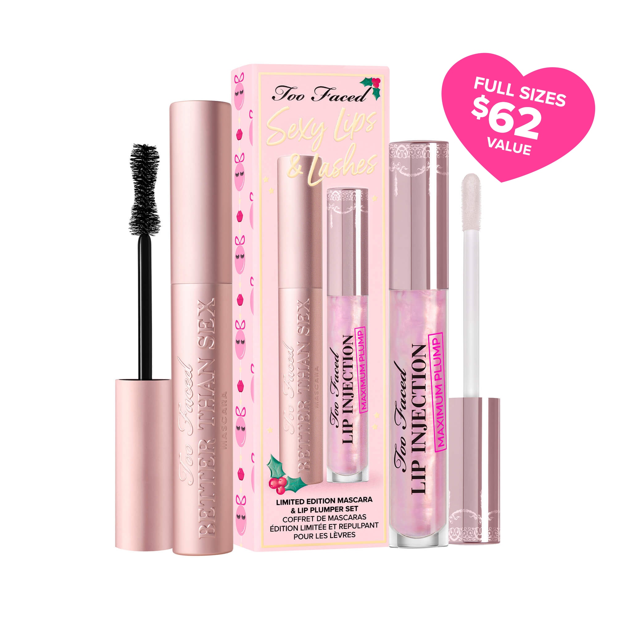 Two-Piece Limited Edition Mascara and Lip Plumper Set